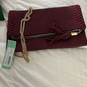 Octavia Palermo stitch clutch. Brand new with tags.